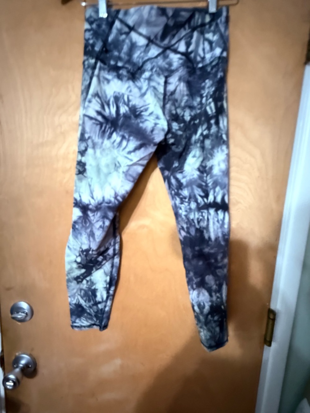Marika Black & White Tie-Dye Kids Leggings